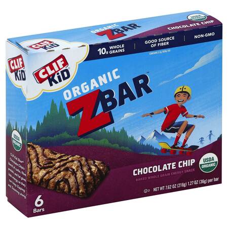 CLIF BAR ZBAR, OG2, CHOCOLATE CHIP 696633